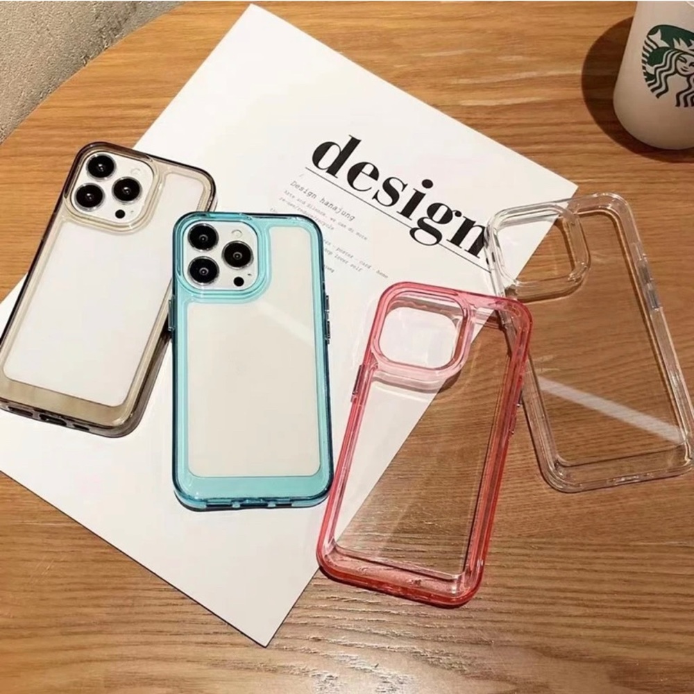 Luxury Shockproof Clear phone case Hard
Case for iPhone 13 Pro Max